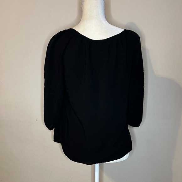 ⭐️3 For $25 LOFT Black Blouse - Picture 4 of 7